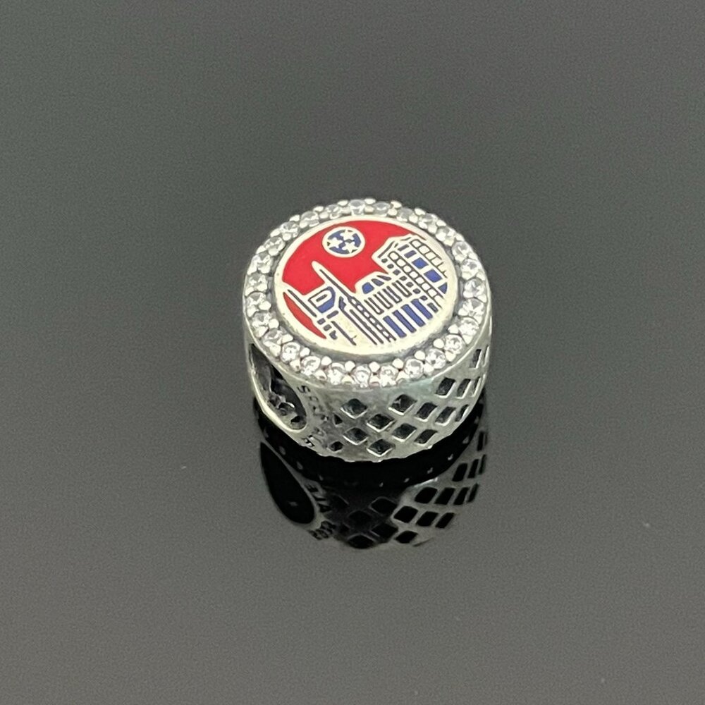 Pandora Nashville Music City Bead Charm Travel Pendant S925 Sterling Silver